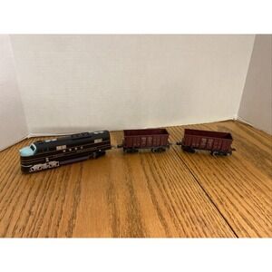 1:87 Simulation Engine & Freight Car Train Wagon Model Toy